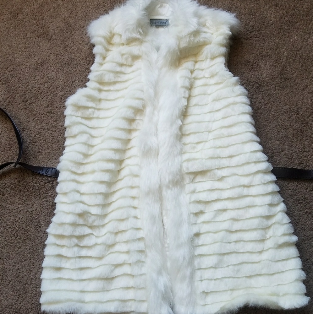 New faux fur vest